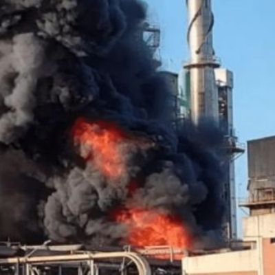 Vazamento de diesel provoca incêndio em refinaria da Petrobras em Cubatão
